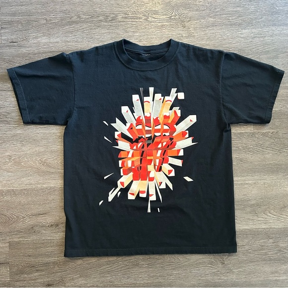 the Rolling Stones 2005 Bigger Bang Tour Black T-Shirt - Picture 2 of 9